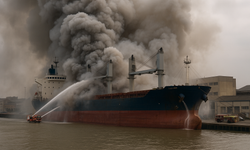 Hull Ablaze: When Cargo Ship Fire Blankets the City
