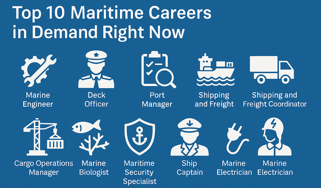 Top 10 Maritime Careers in Demand Right Now