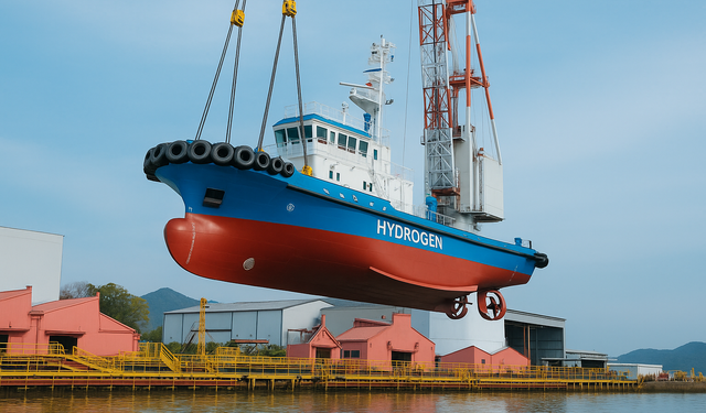 Japan Launches First Hydrogen Tugboat for Green Shipping