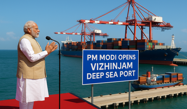 PM Modi Inaugurates Vizhinjam Deep Sea Port