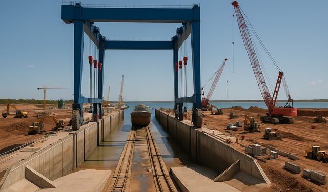 NT Backs East Arm Ship-Lift Despite Budget Blowouts