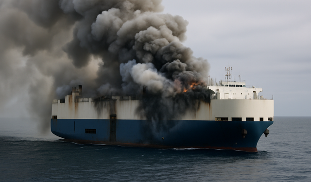 EV Cargo Ship Fire Sparks Ocean Safety and Eco Concerns