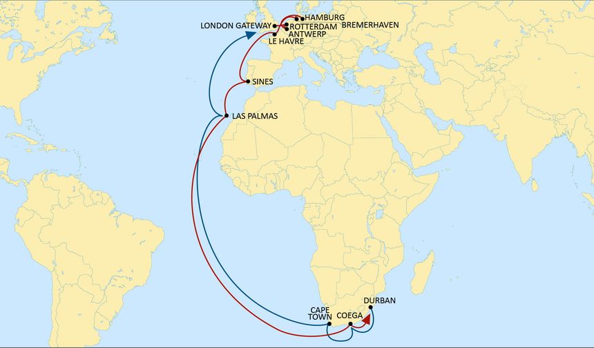 MSC strengthens Europe-South Africa links