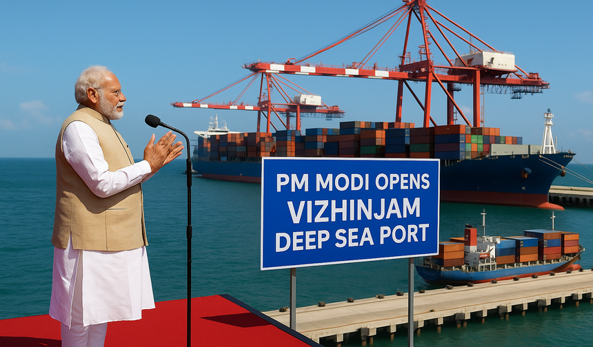 PM Modi Inaugurates Vizhinjam Deep Sea Port