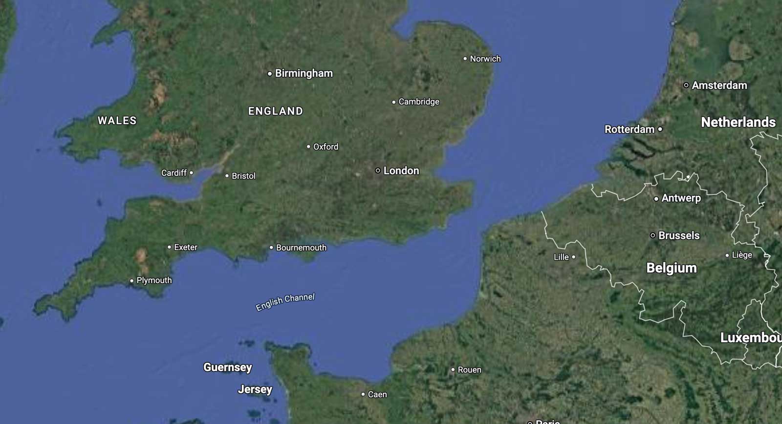 English Channel - Credit: Google Map