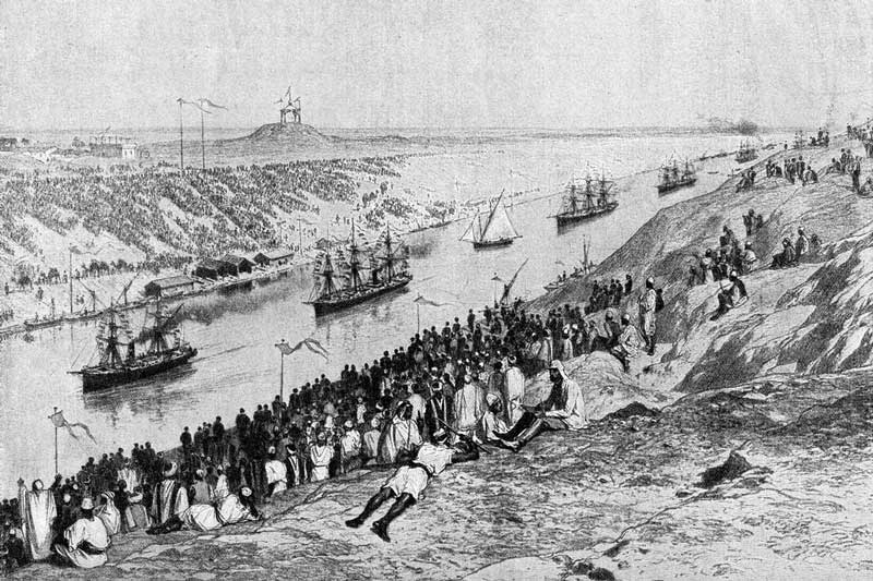 Opening of Suez Canal in 1869