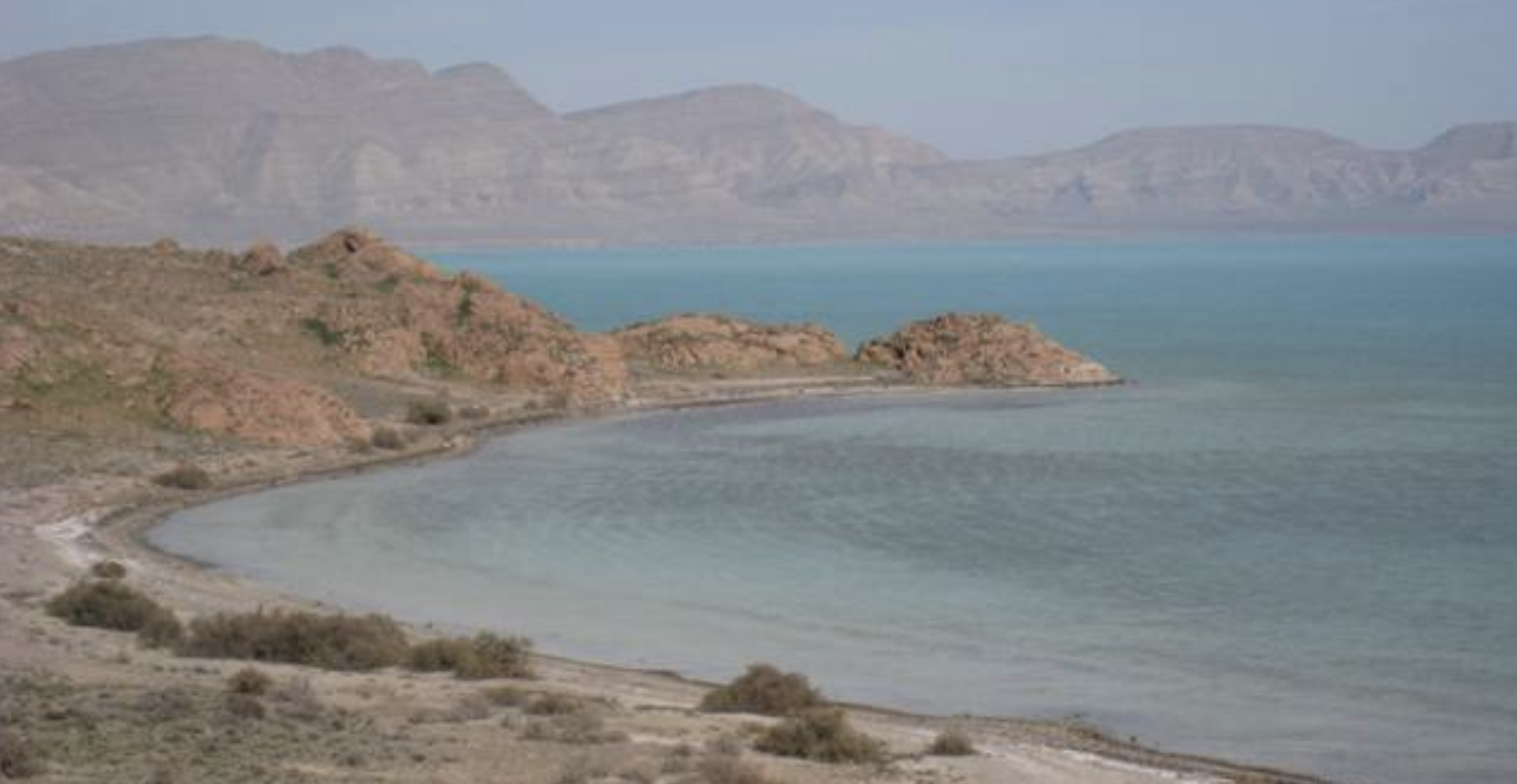 Caspian Sea Shoreline, img src: https://sevennaturalwonders.org/asia/caspian-sea/