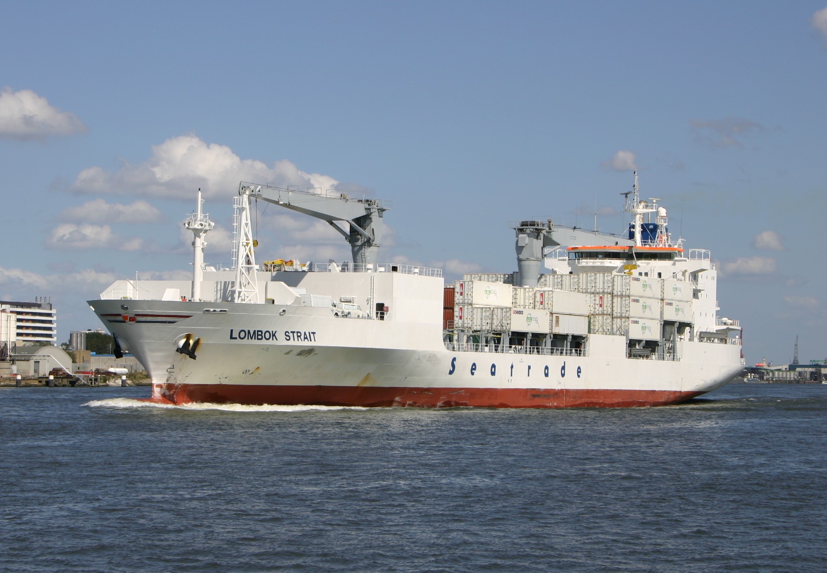 Lombok Strait, img src: https://en.wikipedia.org/wiki/Reefer_ship